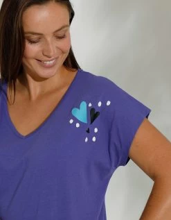 Pyjama Cycliste Coton Imprimé Coeur -Boutique De Lingerie De Mode 703108 C01 zoomx vue6