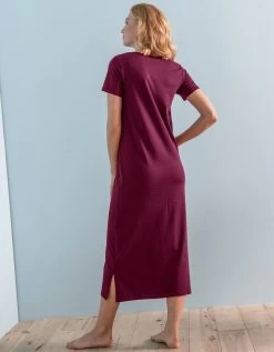 Chemise De Nuit Longue Imprimé «oiseaux» -Boutique De Lingerie De Mode 703125 C01 zoomx vue3