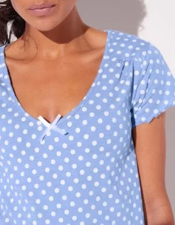 Pyjashort Imprimé Pois -Boutique De Lingerie De Mode 703136 C01 zoomx vue3