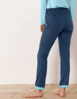 Pantalon De Pyjama – Uni Marine 11 Pantalon De Pyjama – Uni Marine -Boutique De Lingerie De Mode 703154 C01 zoomx vue3