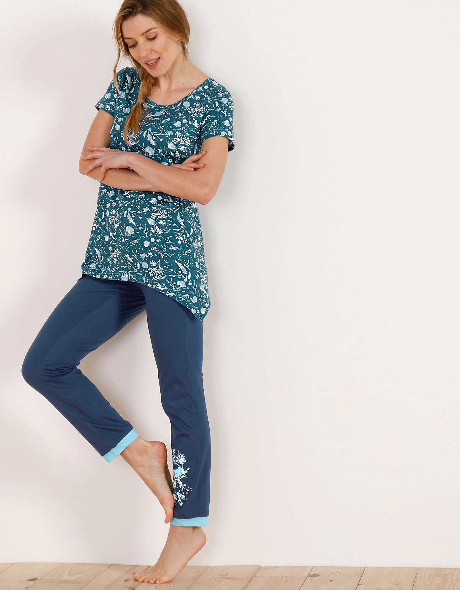 Pantalon De Pyjama – Uni Marine 6 Pantalon De Pyjama – Uni Marine – Image 4