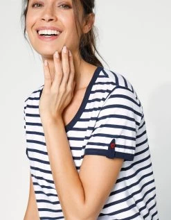 Pyjama Pantacourt Coton Manches Courtes -Boutique De Lingerie De Mode 703173 C01 zoomx vue5