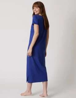 Chemise De Nuit Longue Manches Courtes Motif «rosaces » -Boutique De Lingerie De Mode 703211 C01 zoomx vue5