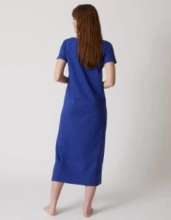 Chemise De Nuit Longue Manches Courtes Motif «rosaces » -Boutique De Lingerie De Mode 703211 C01 zoomx vue6