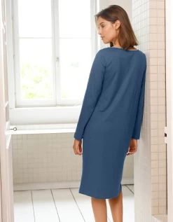 Chemise De Nuit Longue - Imprimé Fantaisie 9 Chemise De Nuit Longue - Imprimé Fantaisie -Boutique De Lingerie De Mode 703219 C00 zoomx vue4