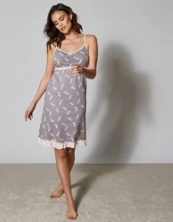 Nuisette Imprimée Coton -Boutique De Lingerie De Mode 703316 C01 zoomx vue3