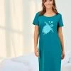 Chemise De Nuit Courte Imprimé Tortue -Boutique De Lingerie De Mode 703463 C01 zoomx