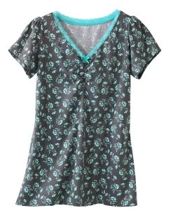 T-shirt Pyjama Jersey Manches Courtes -Boutique De Lingerie De Mode 703478 C05 zoomx vue3