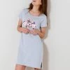 Chemise De Nuit Courte Imprimé "Rêveuse" -Boutique De Lingerie De Mode 703482 C01 zoomx