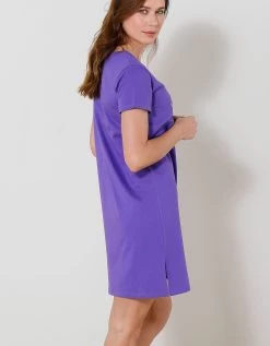 Chemise De Nuit Courte Imprimé "Yoga" 13 Chemise De Nuit Courte Imprimé "Yoga" -Boutique De Lingerie De Mode 703483 C01 zoomx vue6