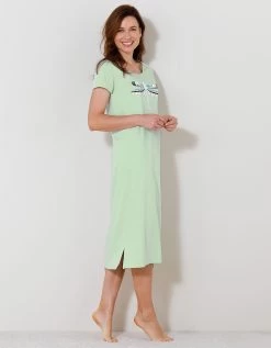 Chemise De Nuit Longue Imprimé "Libellule"