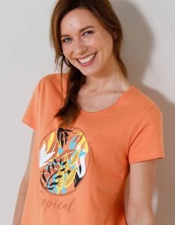 Chemise De Nuit Courte Imprimé "Tropical" 9 Chemise De Nuit Courte Imprimé "Tropical" -Boutique De Lingerie De Mode 703520 C01 zoomx vue3