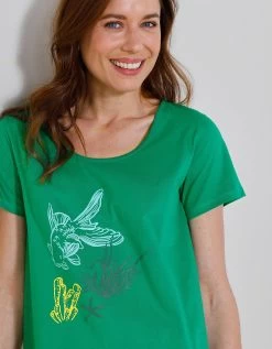 Chemise De Nuit Courte Imprimé Poissons -Boutique De Lingerie De Mode 703560 C01 zoomx vue3