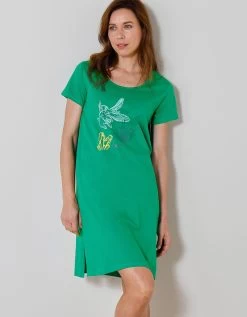 Chemise De Nuit Courte Imprimé Poissons -Boutique De Lingerie De Mode 703560 C01 zoomx vue5