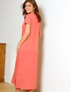 Chemise De Nuit Longue Manches Courtes Motif "panda Roux" -Boutique De Lingerie De Mode 703574 C01 zoomx vue5