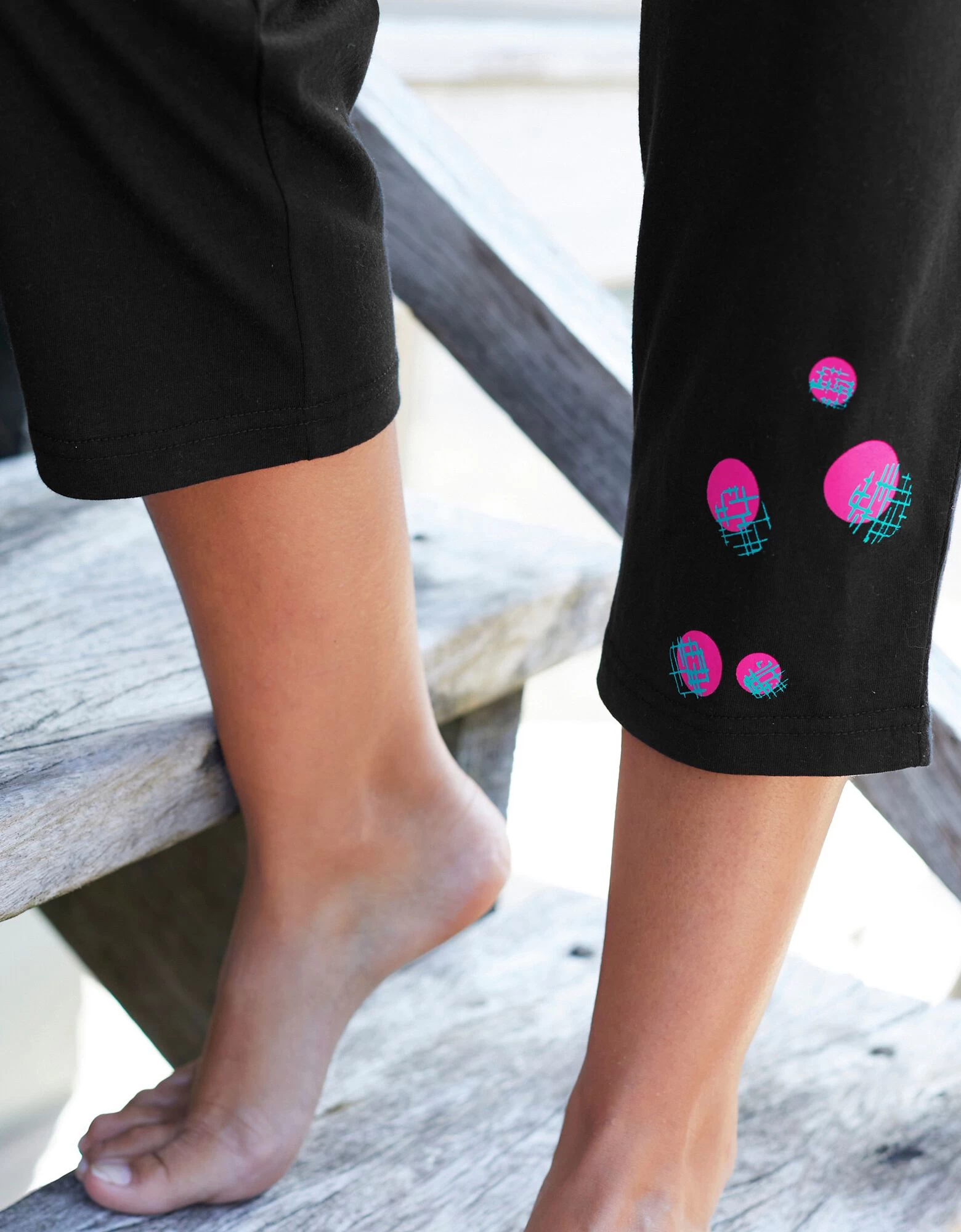 Pantacourt Pyjama Enjoy Uni Imprimé Placé 7 Pantacourt Pyjama Enjoy Uni Imprimé Placé – Image 5