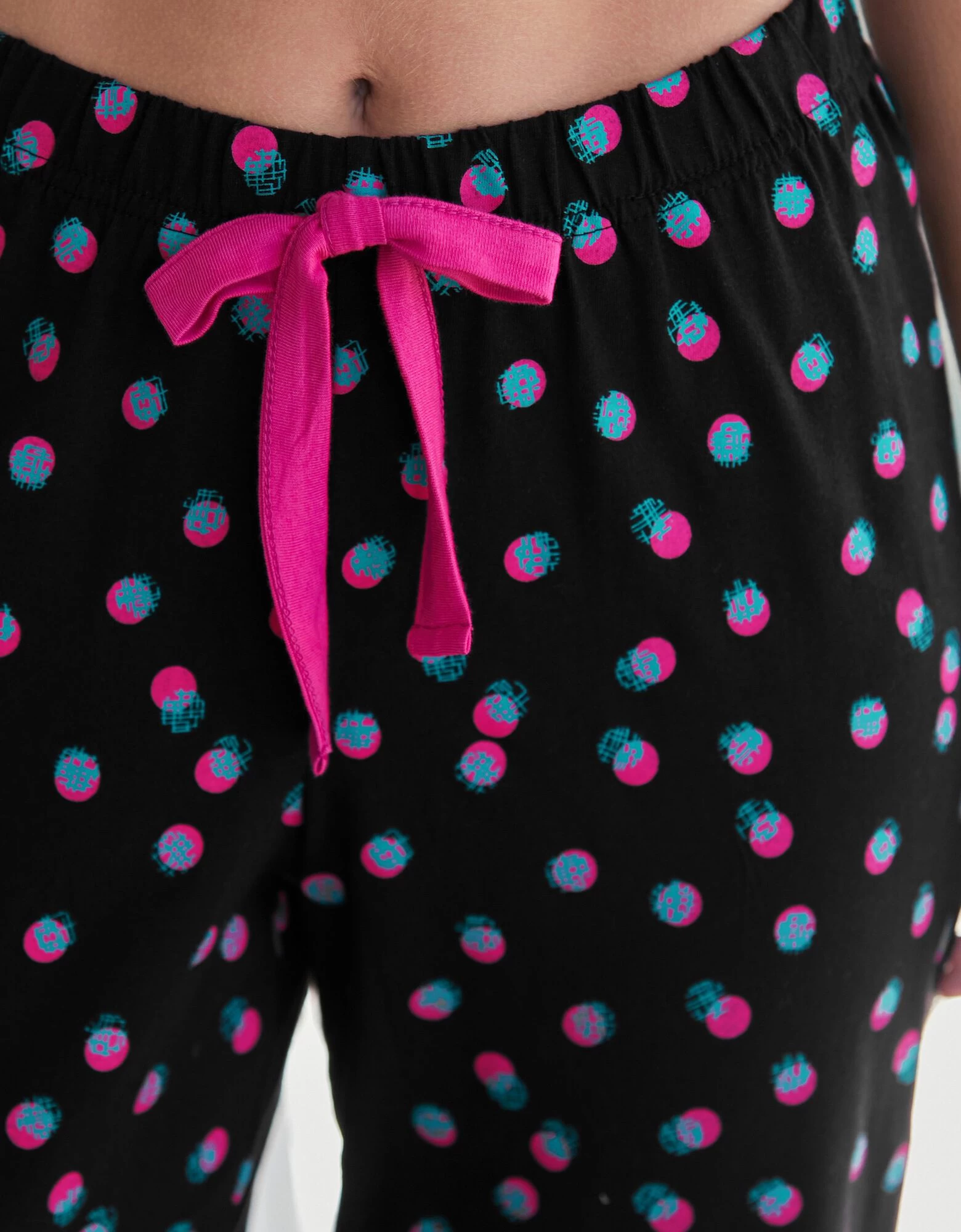 Pantacourt Pyjama Imprimé à Pois 6 Pantacourt Pyjama Imprimé à Pois – Image 4