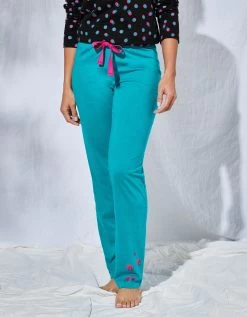 Pantalon Pyjama Coton Enjoy Uni Imprimé Placé