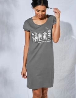 Maxi Tee-shirt - Lot De 2 -Boutique De Lingerie De Mode 703611 C01 zoomx vue4