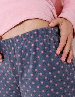 Pyjama Pantalon Col Boule Maille Polaire -Boutique De Lingerie De Mode 703615 C01 zoomx vue7