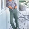 Pantalon Pyjama Coton Imprimé Placé "pétales" -Boutique De Lingerie De Mode 703621 C01 zoomx