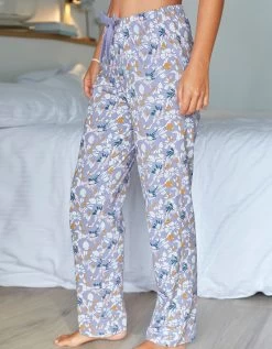 Pantalon Pyjama Coton Imprimé "pétales" -Boutique De Lingerie De Mode 703624 C02 zoomx vue6