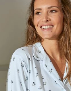 Pyjama Imprimé "tulipes" Col Tailleur Manches Longues -Boutique De Lingerie De Mode 703625 C00 zoomx vue5