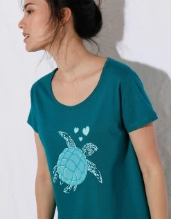 Pyjacourt Coton Manches Courtes Imprimé Placé « tortue De Mer » 14 Pyjacourt Coton Manches Courtes Imprimé Placé « tortue De Mer » -Boutique De Lingerie De Mode 703674 C01 zoomx vue6