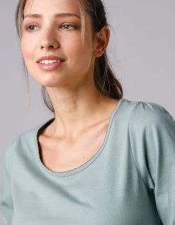 Tee-shirt De Pyjama Manches Longues Imprimé Base Fleurs 12 Tee-shirt De Pyjama Manches Longues Imprimé Base Fleurs -Boutique De Lingerie De Mode 703676 C03 zoomx vue4