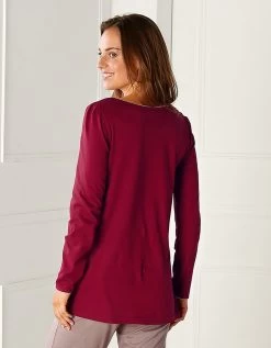 Tee-shirt Imprimé Fleurs - Manches Longues -Boutique De Lingerie De Mode 703686 C04 zoomx vue3