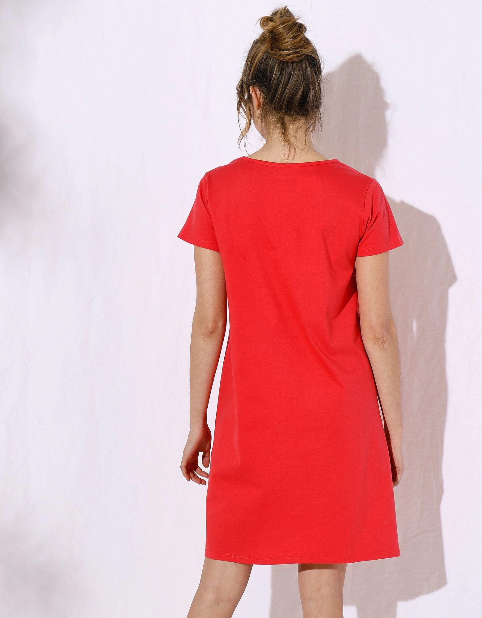 Chemise De Nuit Manches Courtes Imprimé « glaces » Et Message - Avec Pochon Assorti 3 Chemise De Nuit Manches Courtes Imprimé « glaces » Et Message - Avec Pochon Assorti – Image 2