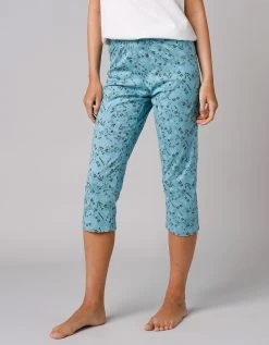 Pantacourt De Pyjama Imprimé Fleurs -Boutique De Lingerie De Mode 703703 C02 zoomx vue4