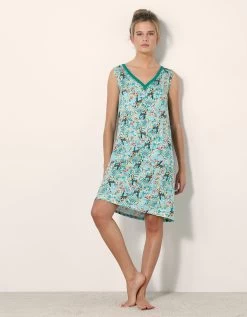 Chemise De Nuit Roméo Imprimée Toucan <br/> -Boutique De Lingerie De Mode 703712 C01 zoomx vue5