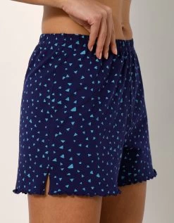 Pyjama Short Imprimé Fossile -Boutique De Lingerie De Mode 703725 C01 zoomx vue7