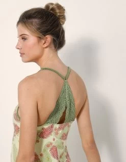 Nuisette Dos Macramé Imprimé Eglantine - Coton Modal 11 Nuisette Dos Macramé Imprimé Eglantine - Coton Modal -Boutique De Lingerie De Mode 703726 C01 zoomx vue3