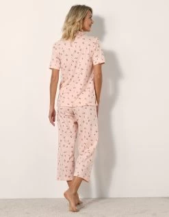 Pyjama Pantalon Court Imprimé « Tulipes » - Col Tailleur 11 Pyjama Pantalon Court Imprimé « Tulipes » - Col Tailleur -Boutique De Lingerie De Mode 703728 C02 zoomx vue3