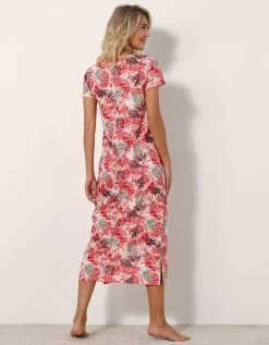 Chemise De Nuit Longue Imprimée - Coton Modal -Boutique De Lingerie De Mode 703739 C01 zoomx vue3