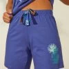 Short De Pyjama En Coton - Uni Tropical 1 Short De Pyjama En Coton - Uni Tropical -Boutique De Lingerie De Mode 703743 C01 zoomx