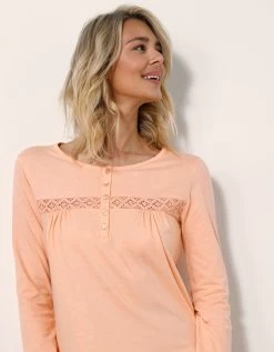 Chemise De Nuit Longue Manches Longues Unie 11 Chemise De Nuit Longue Manches Longues Unie -Boutique De Lingerie De Mode 703825 C00 zoomx vue5