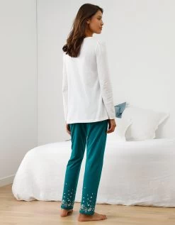 Tee-shirt Imprimé Placé Bucolique - Manches Longues -Boutique De Lingerie De Mode 703843 C00 zoomx vue5