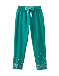 Pantacourt Base Imprimée Bucolique - Coton Jersey -Boutique De Lingerie De Mode 703848 C03 zoomx vue4