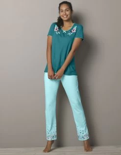 Pantalon Base Imprimée Bucolique - Coton Jersey