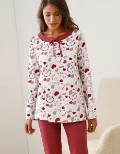 Pyjama Femme Imprimé "coeurs" 10 Pyjama Femme Imprimé "coeurs" -Boutique De Lingerie De Mode 703864 C03 zoomx vue3