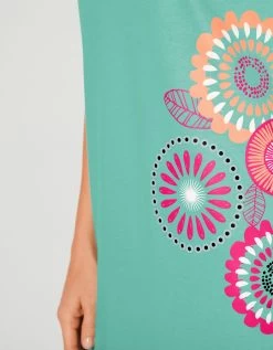 Chemise De Nuit Courte Imprimé Rosaces -Boutique De Lingerie De Mode 703924 C02 zoomx vue4