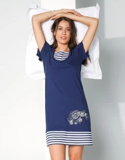 Chemise De Nuit Effet 2 En 1