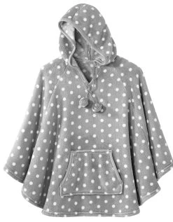 Poncho Polaire Toucher Peluche à Capuche 7 Poncho Polaire Toucher Peluche à Capuche -Boutique De Lingerie De Mode 704428 C02 zoomx vue3