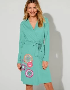 Peignoir Motifs "indiens" - Coton -Boutique De Lingerie De Mode 704488 C00 zoomx vue4