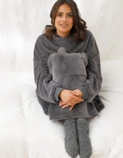 Sweat Oversize* Unisexe Polaire Peluche Anthracite 12 Sweat Oversize* Unisexe Polaire Peluche Anthracite -Boutique De Lingerie De Mode 704506 C01 zoomx vue5