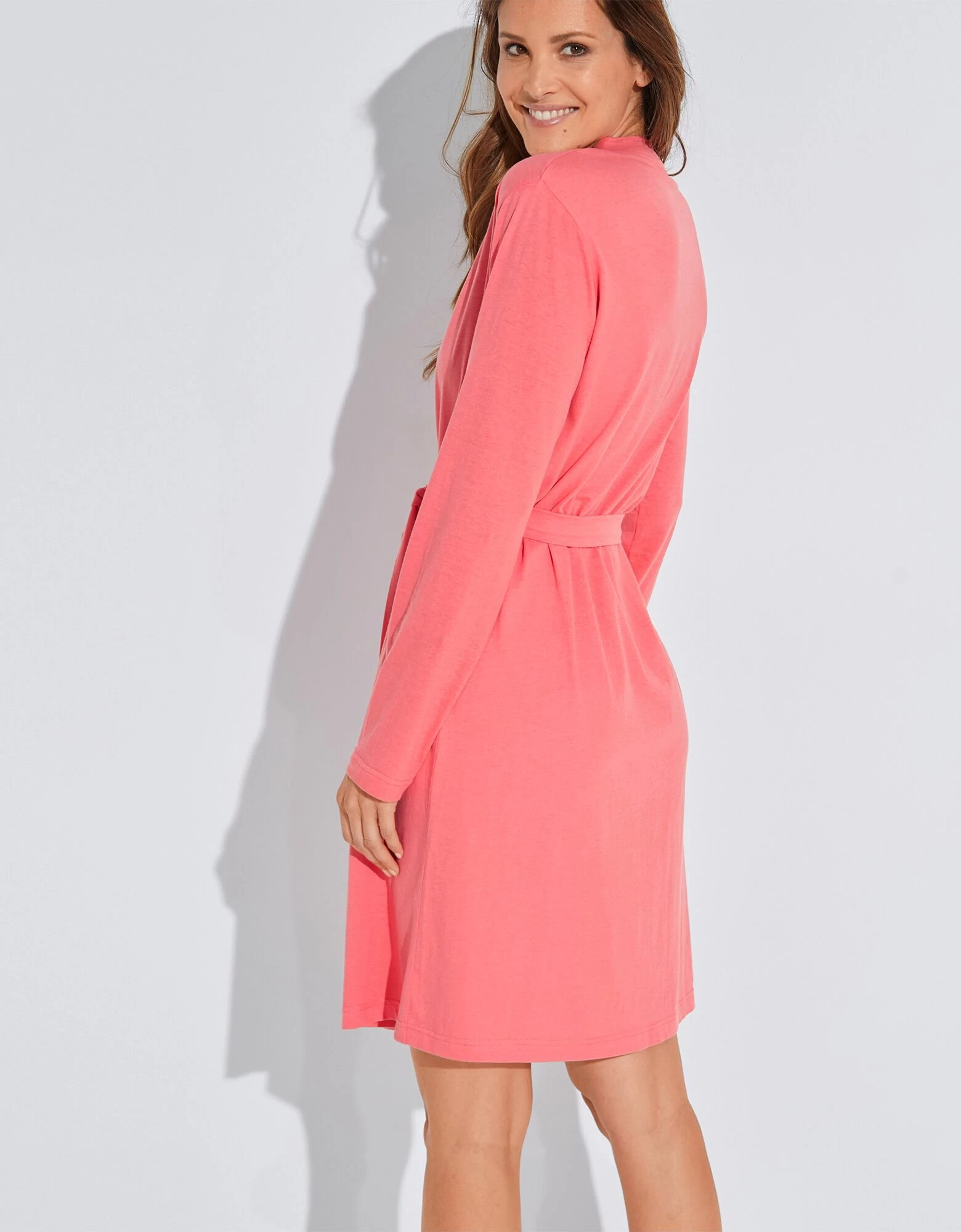 Peignoir Coton Imprimé Placé "bouquet 4 Peignoir Coton Imprimé Placé "bouquet – Image 2