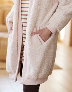 Gilet Long D'intérieur Maille Bouclette 11 Gilet Long D'intérieur Maille Bouclette -Boutique De Lingerie De Mode 704520 C01 zoomx vue4